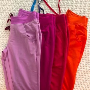 Sunset Orange FIGS Scrubs Zamora Joggers (Catarina Top included)